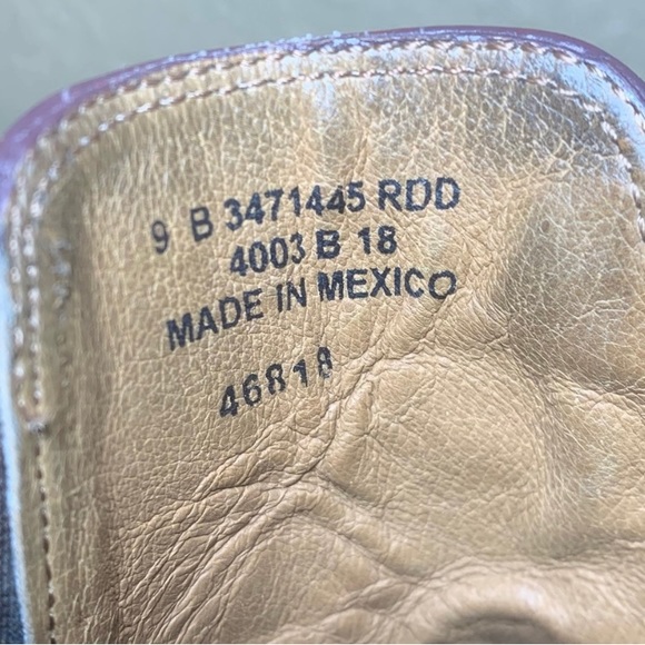 Frye Melissa Chelsea Boots Womens Size 9 B Leather Pull-On Ankle Cognac 3471445 - Picture 9 of 9